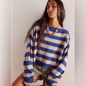 We the Free - Sz L - like new striped sweater